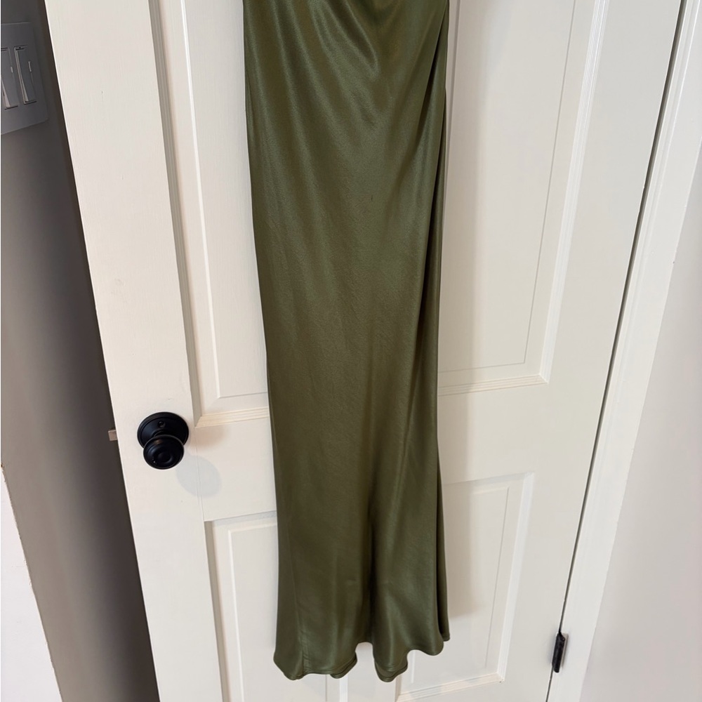 SNDYS Skin Maxi Dress in Olive - Picture 6 of 7